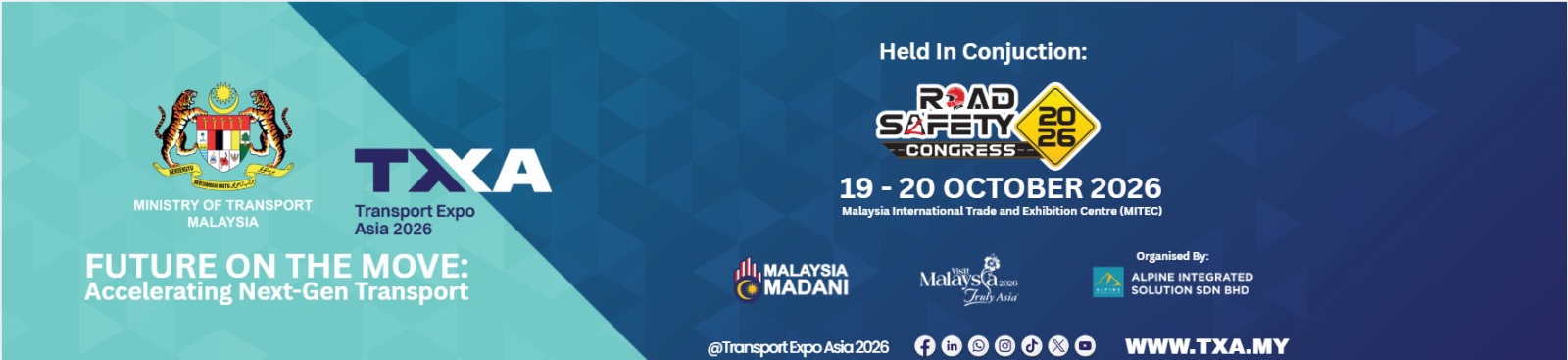 TXA 2026 Conference Delegate Registration Form - Road Safety Congress 2026 (RSC 2026)